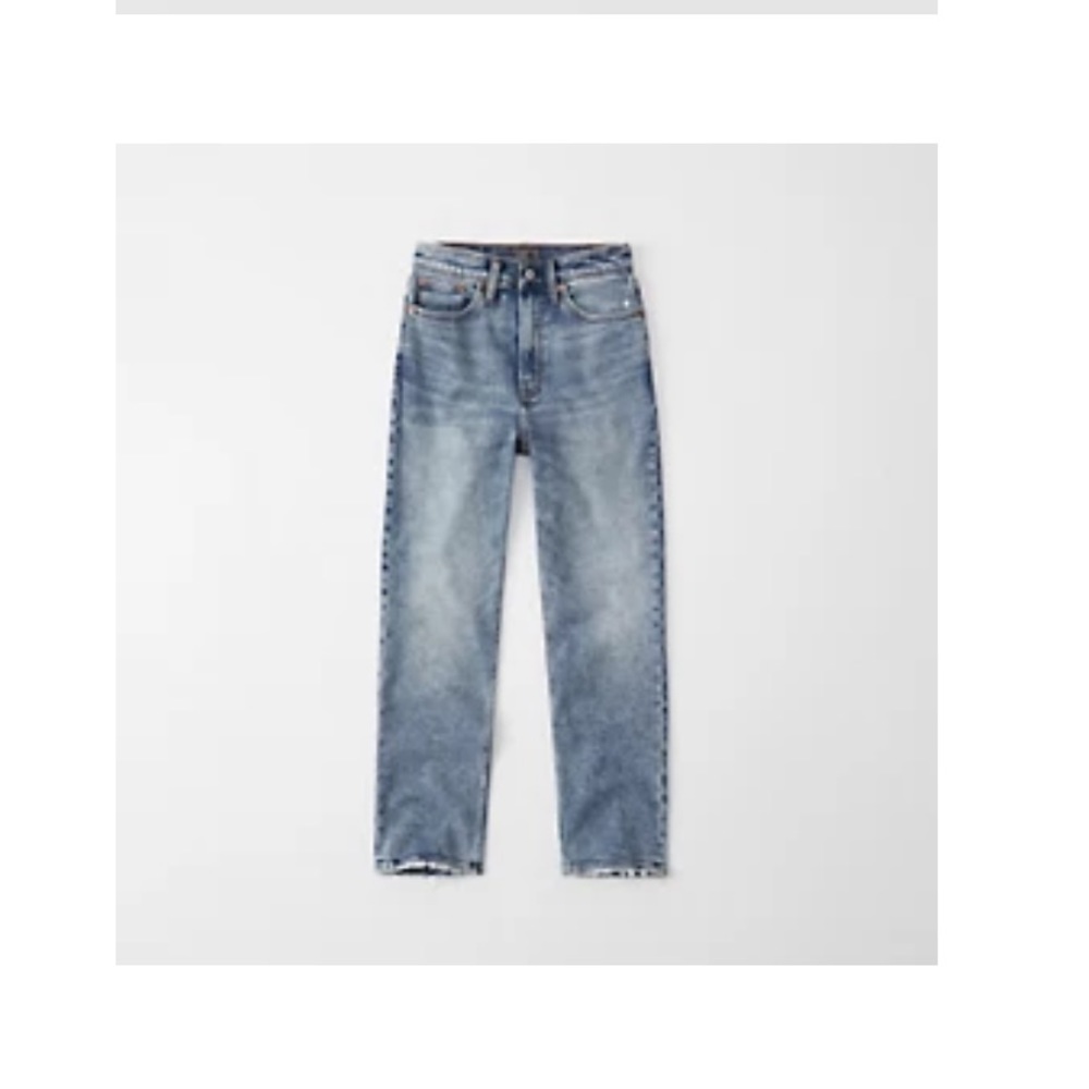 Ultra High Rise Ankle Straight Jeans